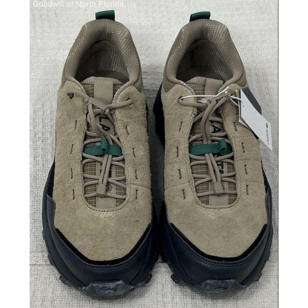 Lacoste L-Guard Breaker CT Sneakers Men's Size 11.5 US Taupe Navy NEW WITH TAGS - Picture 2 of 5